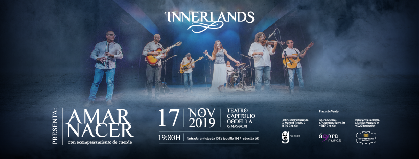 17 Nov - 19h  en Auditorio de Godella
Entrada: Adultos 10€, menores de 12 años 5€